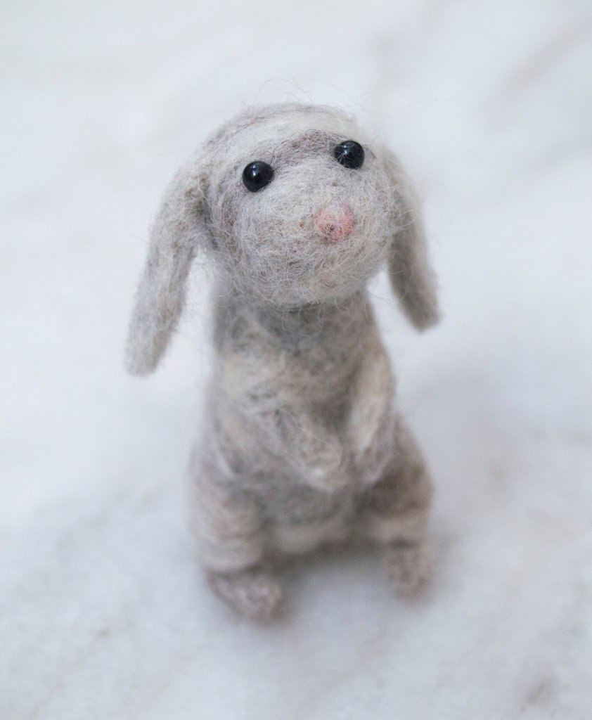 Needle Felted Lop Bunny