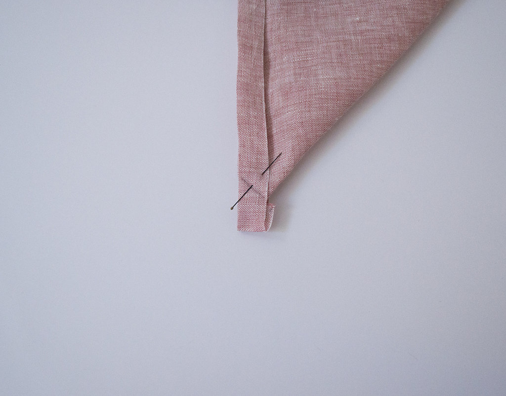 Napkins - Pinned for Sewing